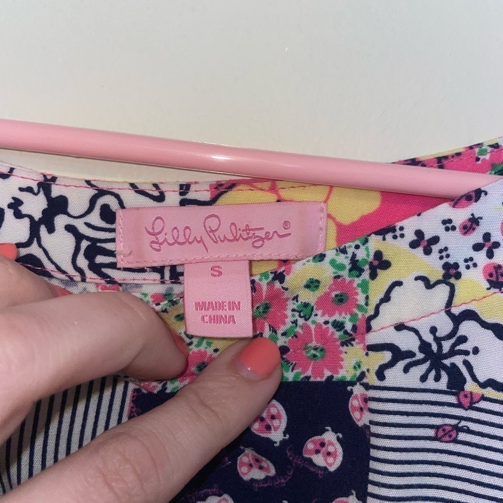 Lilly Pulitzer Rae Ain’t No Lady Patchwork Dress … - image 5